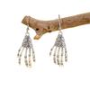 1 Pair Halloween Earrings Bat Ghost Hand Spider Pumpkin Ghost Black Cat Shape Drop Earrings Jewelry Accessories