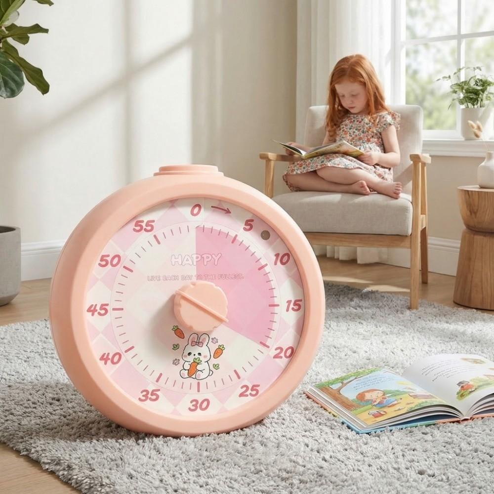 Multifunctional Visual Timer Silent Operation Kitchen Timer Countdown Alarm Clock  Study Tool