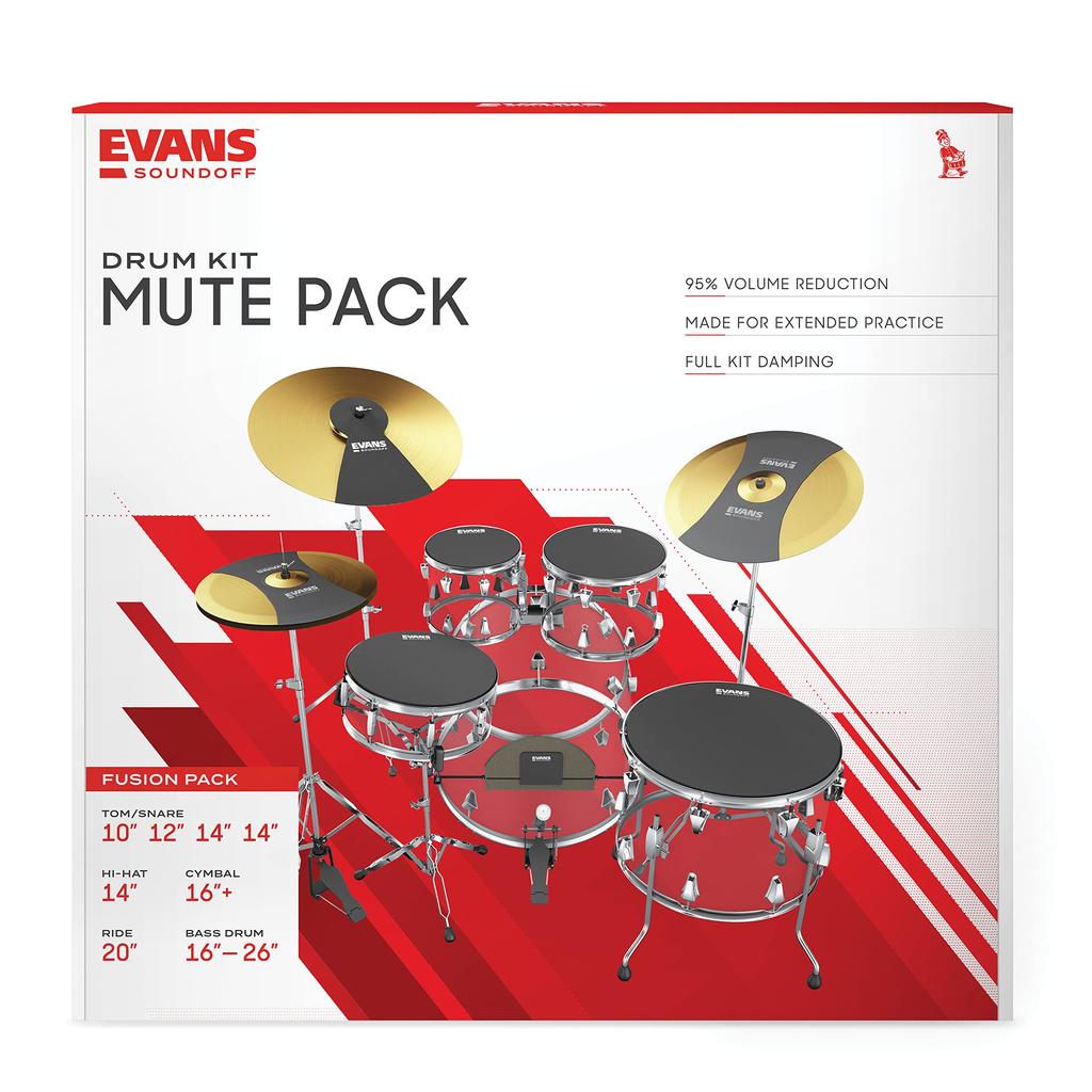 EVANS SoundOff Drum Mute Mute Box Set SOSETFSN/Fusion [ ]