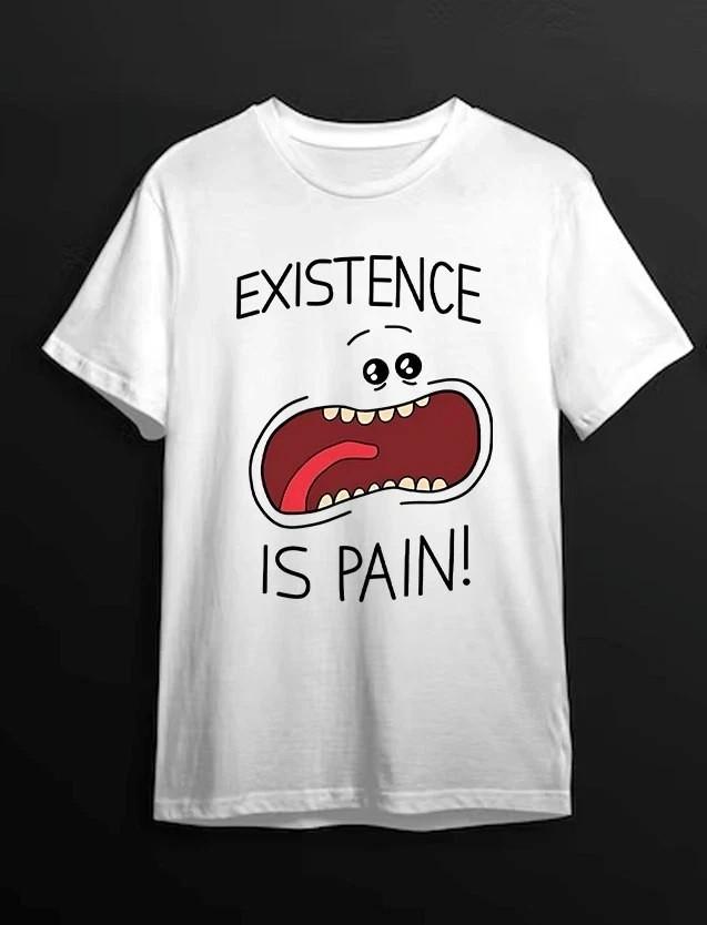 Mr. Meeseeks Rick and Morty Softstyle T-Shirt Existence is Pain Gift Apparel S