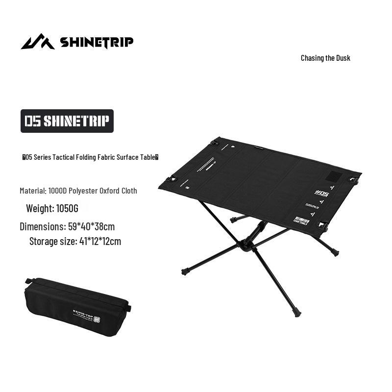 Mountain Fun Ultralight Portable Folding Camping Table - 7075 Tactical Fabric for Outdoor Adventures