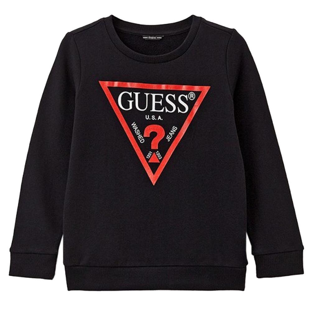 Guess Jungen Schwarz Fleece Kinder Core - Bild 3