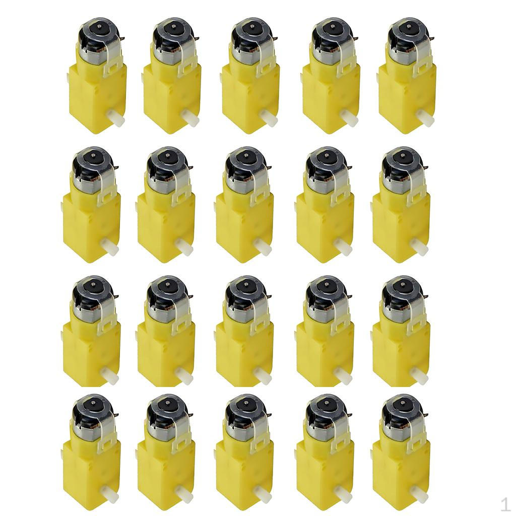 

20pcs ed Motor for MCU, , Cars - DIY Projects (3-12V DC)