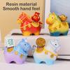 Zodiac Horse Ornaments Handcrafted Year Of The Horse Resin Cartoon Horse Statue Diy Craft