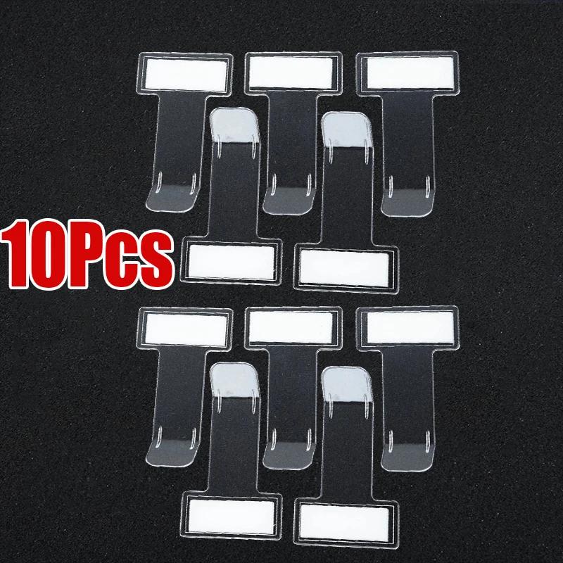 2/5/10Pcs Universal Car Parking Ticket Clip Windshield Sticker Ticket Holder Card Bill Stand Organizer Auto Interior Accessories
