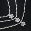 1pcs Rhinestone Shoulder Chain Flower Bra Underwear Strap Sexy Body Chains  Women