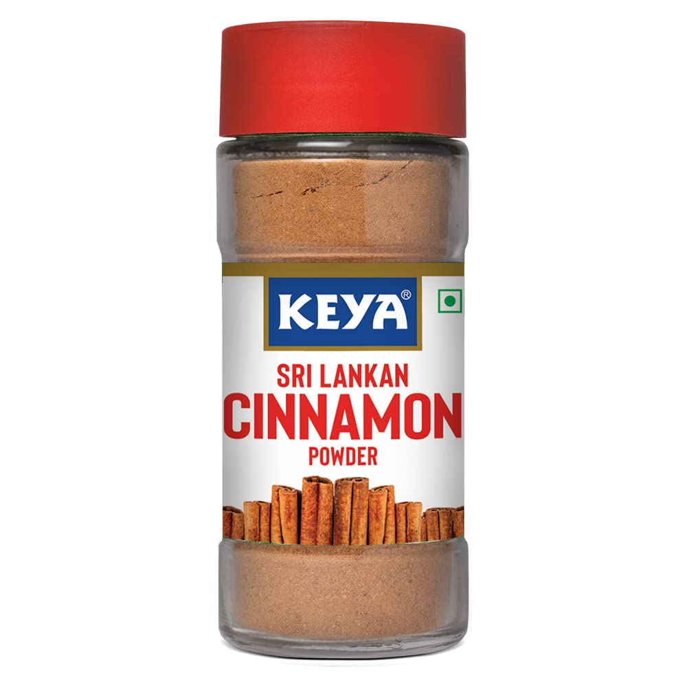 Корица молотая Keya Шри-Ланка Сертифицированная | Порошок Далчини | 100% Натуральные Индийские Специи Аромат и Вкус | 45 г
