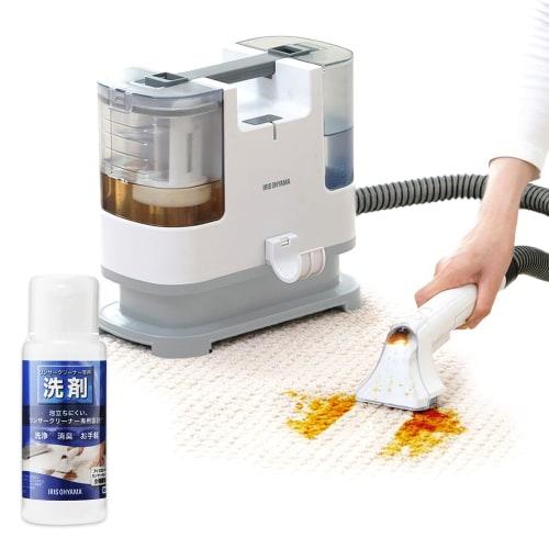 [.co.jp limited] Iris Ohyama Rinser Cleaner Automatic Pump Model RNS-P10-W White & Cleaning Liquid Set