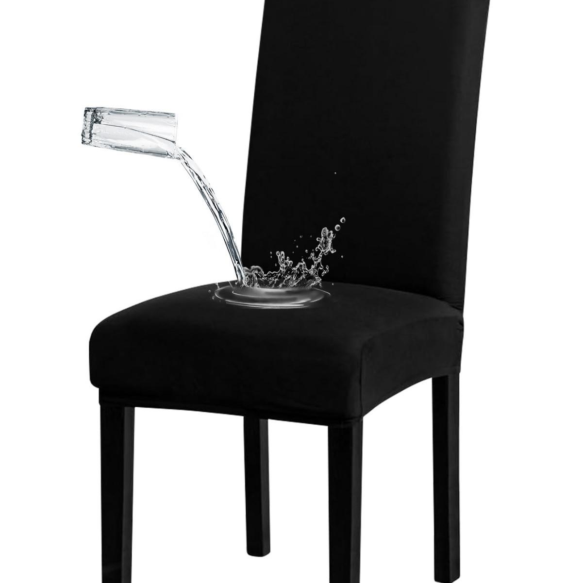 Spot chair cover Elastic waterproof chair cover Milk silk universal all-inclusive dust chair cover M size (height 45-60cm)