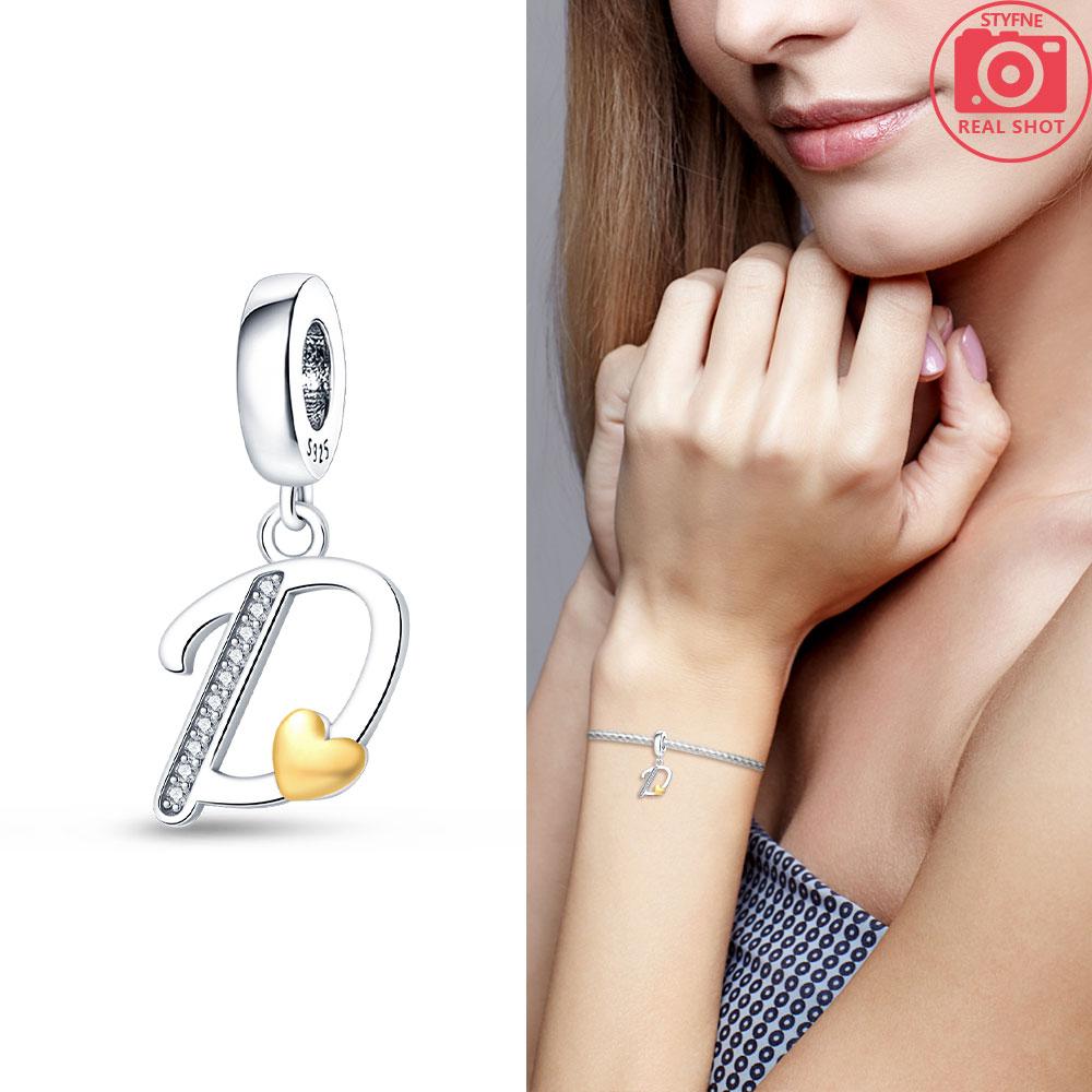 26-Letter Charm Pendant Copper Colors For Charms Copper Colors Original Bracelet For Jewelry Making