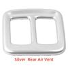 Car Upgrade Styling ABS Plastic Rear Air Vent For JEEP Compass 2017 2018    Modification Decoration Accessories