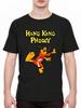 Mens Hong Kong Phooey Graphic TShirt  Black Cotton Casual Tee with Fun Cartoon Print Comfortable Stylish for Casual Attire