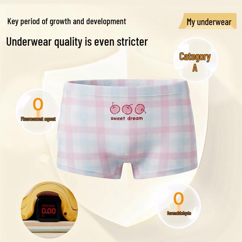 Nidoxiong Girls' Cotton Flat Briefs