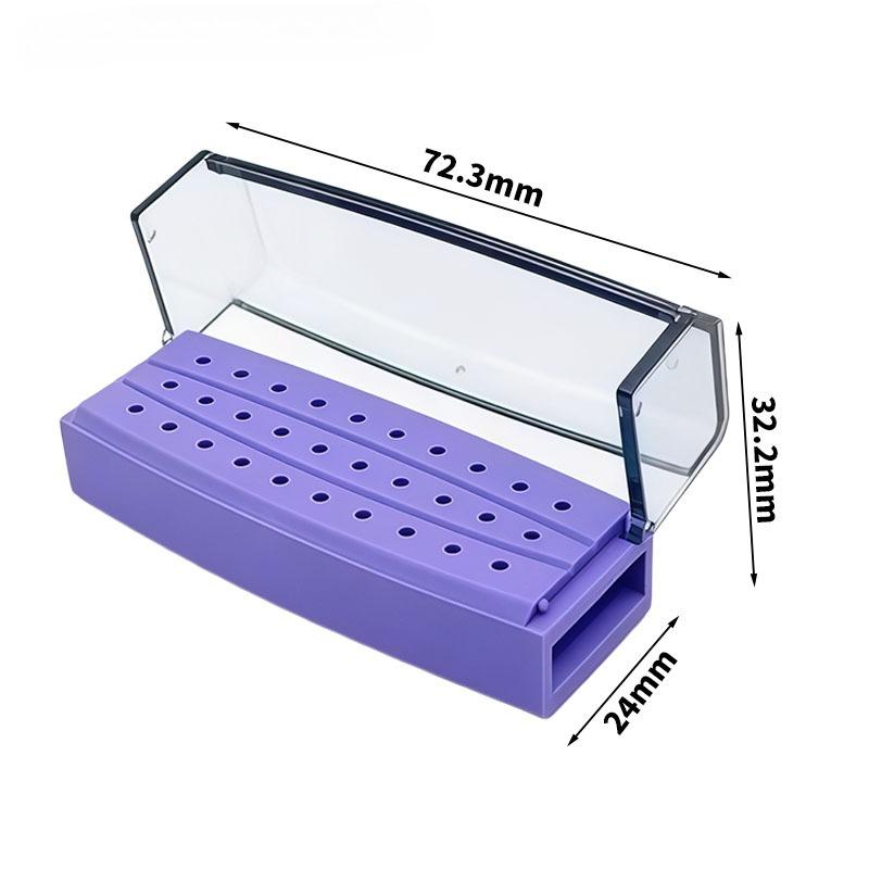 1Pcs Dental Materials Disinfection Racks for High- and Low-Speed Dental Burs Drills and Files Dental Instrument Storage Boxes