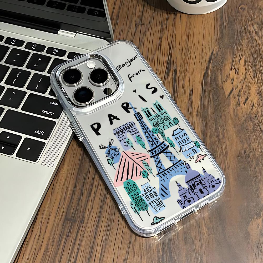 

Travel City Phone Case For Google Pixel 10 9 8 7 8A 9A XL Pro 4G 5G Transparent Soft Silicone TPU Back Cover Pixel 10 Pro XL 5G