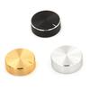 Schwarz Silber Gold Aluminium + Kunststoff Knopf Potentiometer-Kappe Lautstärke-Regler-Knopf Audio-Knopf 30*10*6mm