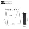 NuFeng Outdoor Camping Detachable Storage Tripod Rack