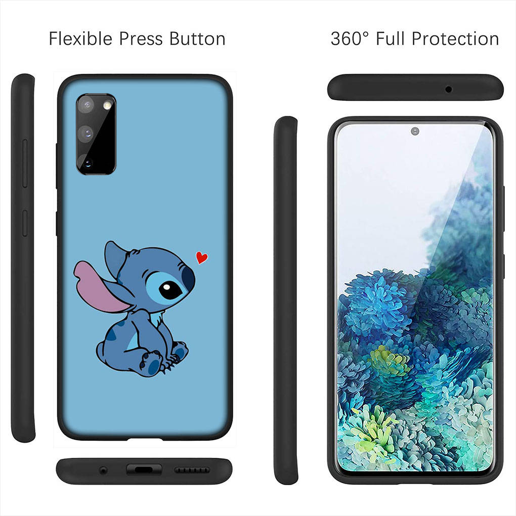 Cover for iPhone 16 15 Xiaomi Redmi Note 14 13 12 11 Pro Max 16e Samsung Galaxy S25 S24 S23 Moto OPPO Huawei Pink Blue Lilo Cartoon Stitch Phone Case