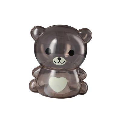 Creative Little Bear Piggy Bank Transparent Coin Paper Money Saving Box Cute Safe Deposit Box Kids Holiday Gift Desktop Decor