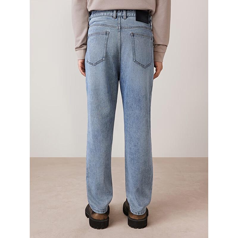 GXG Men's Heavyweight Distressed Loose Tapered Jeans