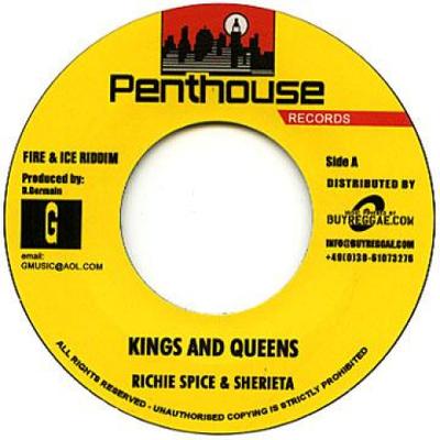 7inch Record RICHIE SPICE, SHERIETA / TO ISIS - Kings And Queens / Live Your Life PHEU006 Penthouse/Buyre 2013 Europe Reggae, Ska & Dub Used