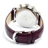 [Salvatore Marra] Watch Chronograph Multi-faceted Glass Business Formal Men's Purple SM19104-SSPL