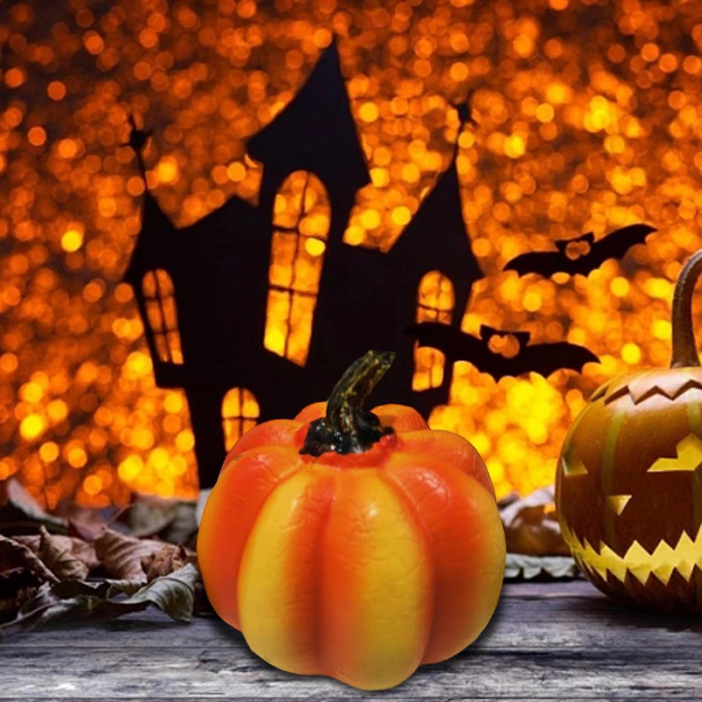 Artificial Pumpkin Resin Fall Centerpiece Halloween Table Decoration Adorable Decorative