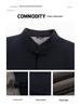 Men's Retro Double-Sided Nylon Down Tang Suit Coat with Stand Collar and Frog Buttons