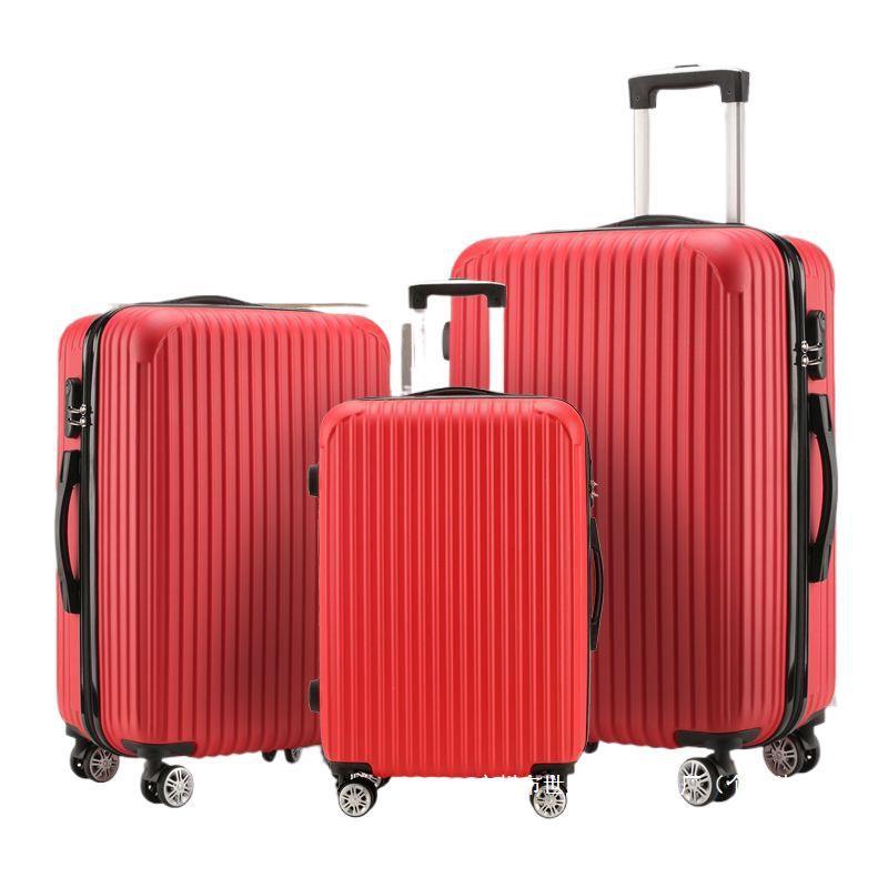 Sturdy and Durable Three-Piece Luggage Set with Anti-Collision Corners: 20, 24, 28 Inch Sizes