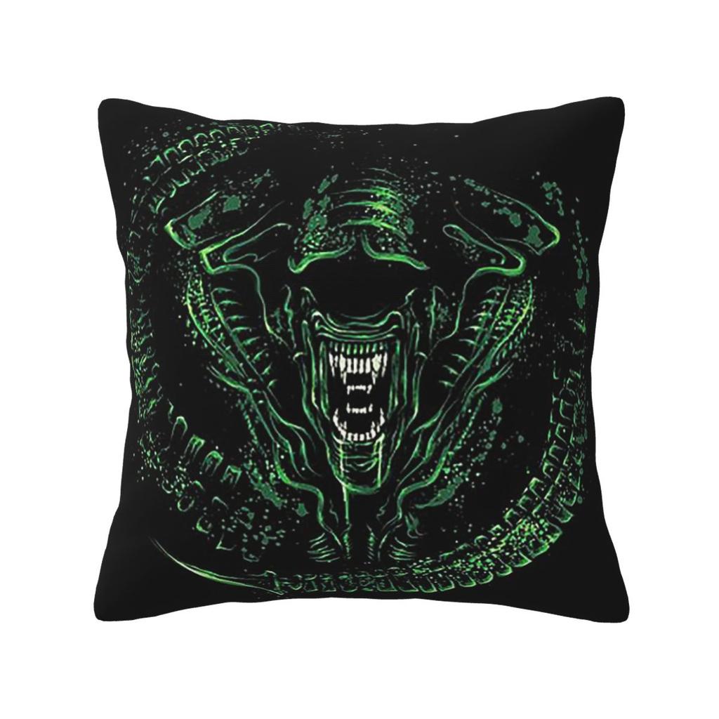 FaceHugger Alien Xenomorph Shoulder Square Pillowcase Pillow Cover Cushion Zip Decorative Comfort Throw Pillow for Home Sofa