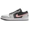 New 1 Low Black Grey Pink 553558-062