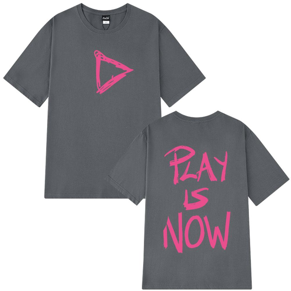 2025 Summer Ed Sheeran Is Now Playing with Short-sleeved Men's and Women's Street Style Pictures 100% Pure Cotton Short-sleeved