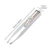 LED Lighted Eyebrow Tweezers, Eyebrow Hair Removal Tool, Precise and Illuminated Beauty Tool for Brow Shaping