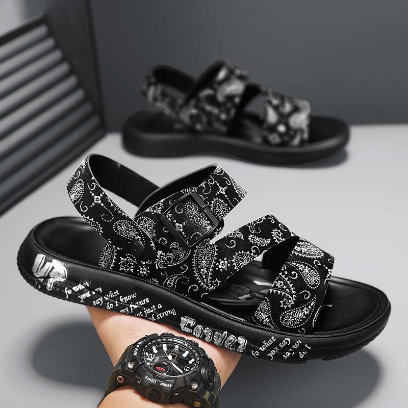 Men's High Quality Casual Sandals Summer Outdoor Anti Slip Soft Sole Comfort Beach Shoes Lazy Driving Slipper