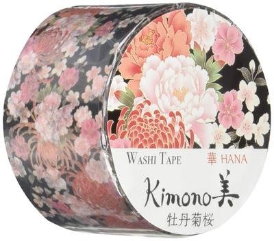 Kamiiso Sansho Abdeckband Pfingstrose Chrysantheme 25 mm x 5 m GR-1010