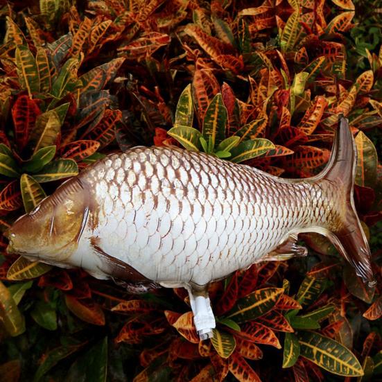 6 Pcs Fish Shaped Foil Balloons Realistic Carp Balloons for Fishing Themed Birthday Party Baby Shower Supplies