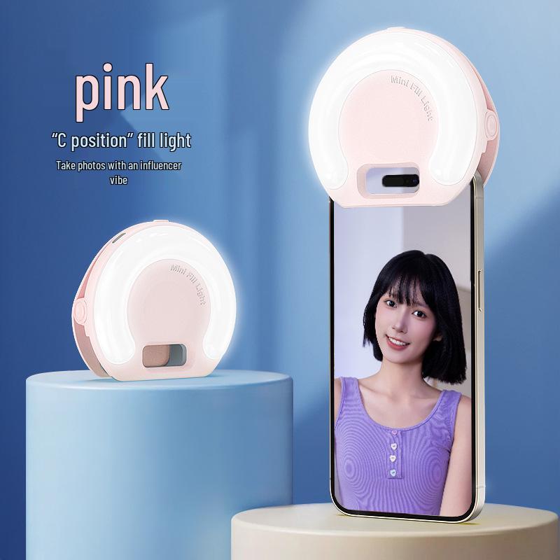 Luz de Relleno Portátil D5 con Pinza para Móvil para Selfies y Streaming