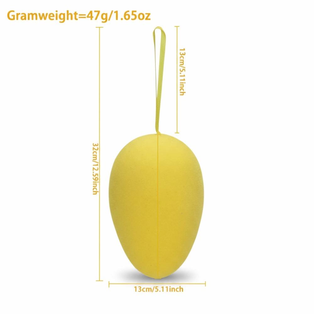 Wielkanocna Ozdoba Jajko z Flokiem Kolorowy Flok Rękodzieło Ręcznie Robione Wystawa Rękodzieła