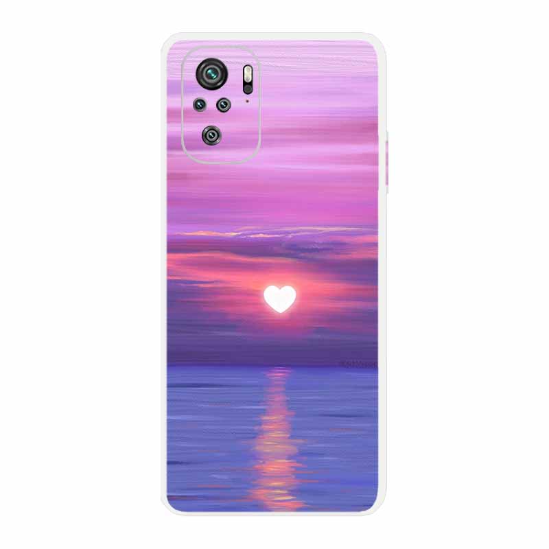Für Xiaomi Poco M5 Klare Hülle Mode Bemalte Silikon Weiche Rückabdeckung Für Xiaomi Poco M5 Transparente Handyhülle POCO M 5 Hülle