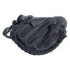 ZETT Soft Steer Baseball BRC352612 Catcher's Mitt, Right-Handed Throw, Black,