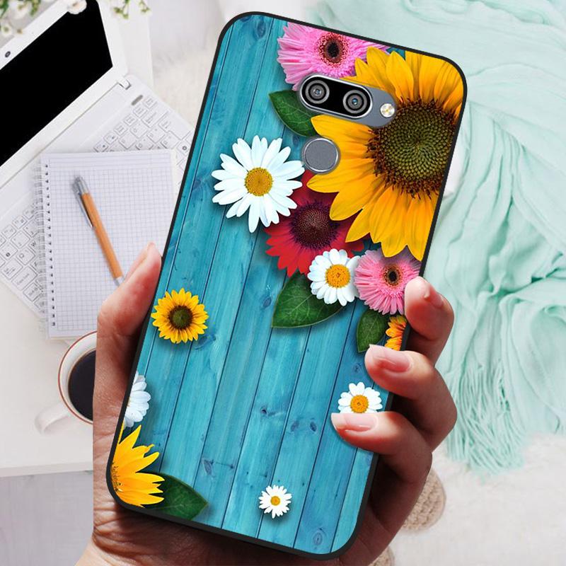 for LG K50 Q60 Case K 50  Soft TPU Silicone Phone Covers for LG Q60 LGK50 K 50 LGQ60 Case Bumper  Q 60 Shockproof Coque Cover