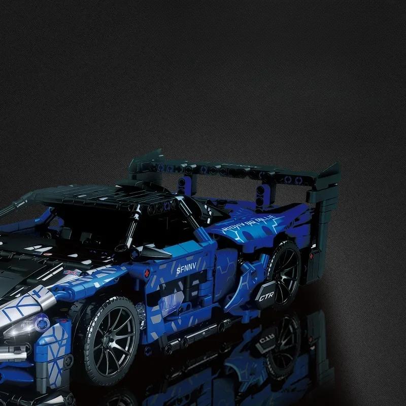 Technical McLarened Sena City Racing Car Building Blocks MOC  Bricks Super Sports Cars Model Boys Assembly Toys Kid Gifts