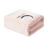 Towel daily necessities adult cartoon embroidery face towel coral fleece children's bath towel print LOGO