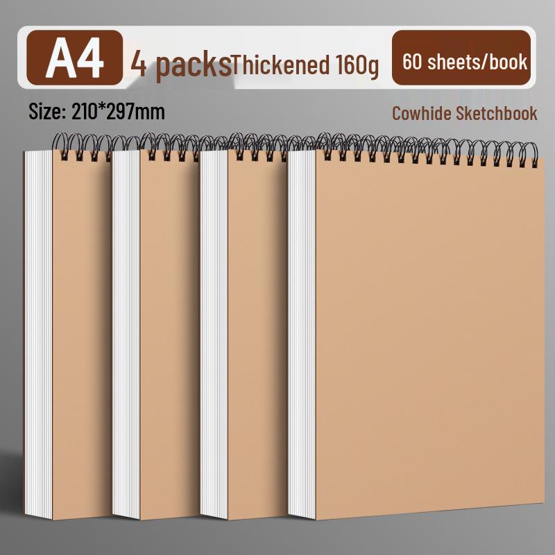 A4 Watercolor Marker Sketchpad - Thickened 160g 16K Sketchbook for Special Art Use.