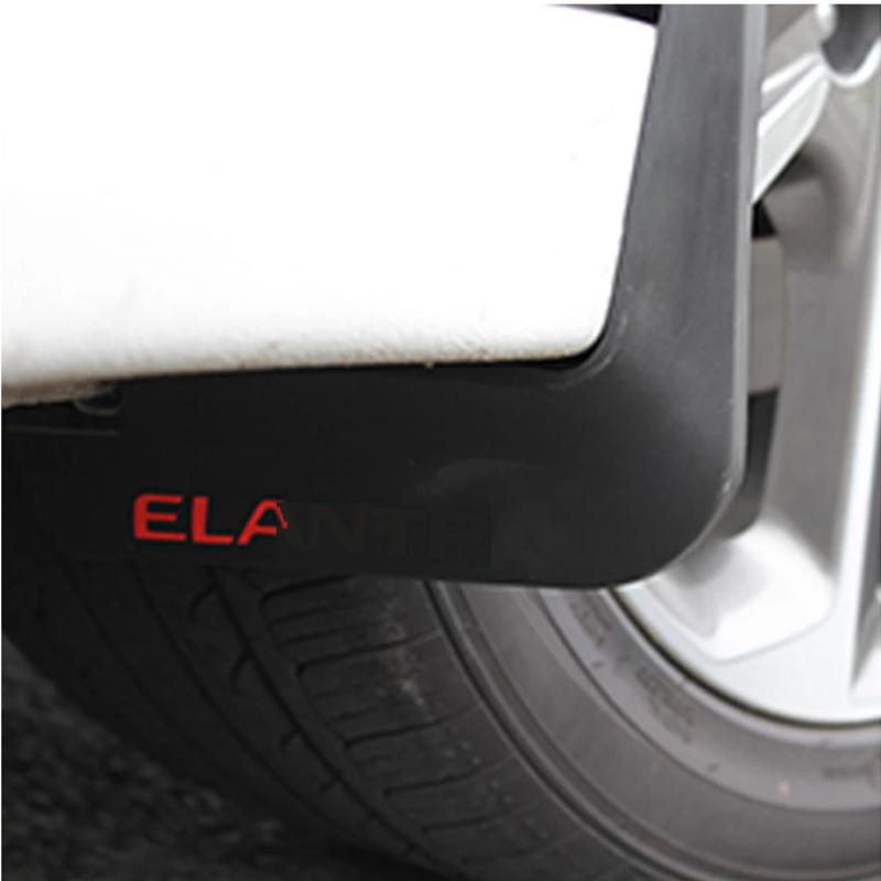 Set Molded Mud Flaps For Hyundai Elantra Avante AD 2016 - 2018 Sedan Mudflaps Splash Guards Mudguards Fender Front Rear