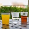 NHZHIW Thickened Disposable Clear Plastic Cups