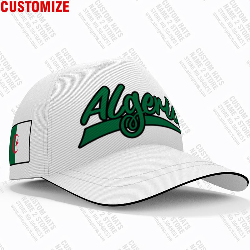 Algeria Baseball Cap Free Custom Name Number Dza Hat Islam Logo Arabic Algerie Arab Text Alger Travel Flag Algier Po Headgear