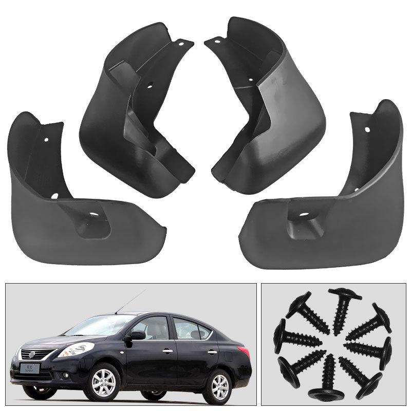 Compatible Mud Flaps for 2011-2014 Nissan Sunny/Versa Models