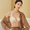 Tangge Red Silk Wire-free Thin Seamless Mulberry Silk Bra