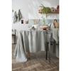 Nappe de table "Vickie" 150 x 350 cm "Gaze de Coton tissé teint" - 150x360 - Romarin